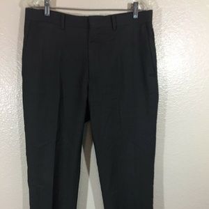 DKNY MEN'S GRAY CAREER  WOOL PANTS SIZE 34 W X 30L